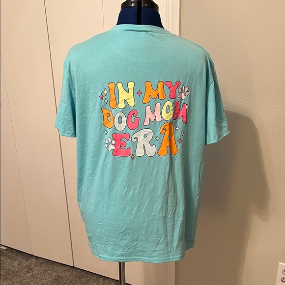 Dog Mom Era Blue T-Shirt - Picture 4 of 9